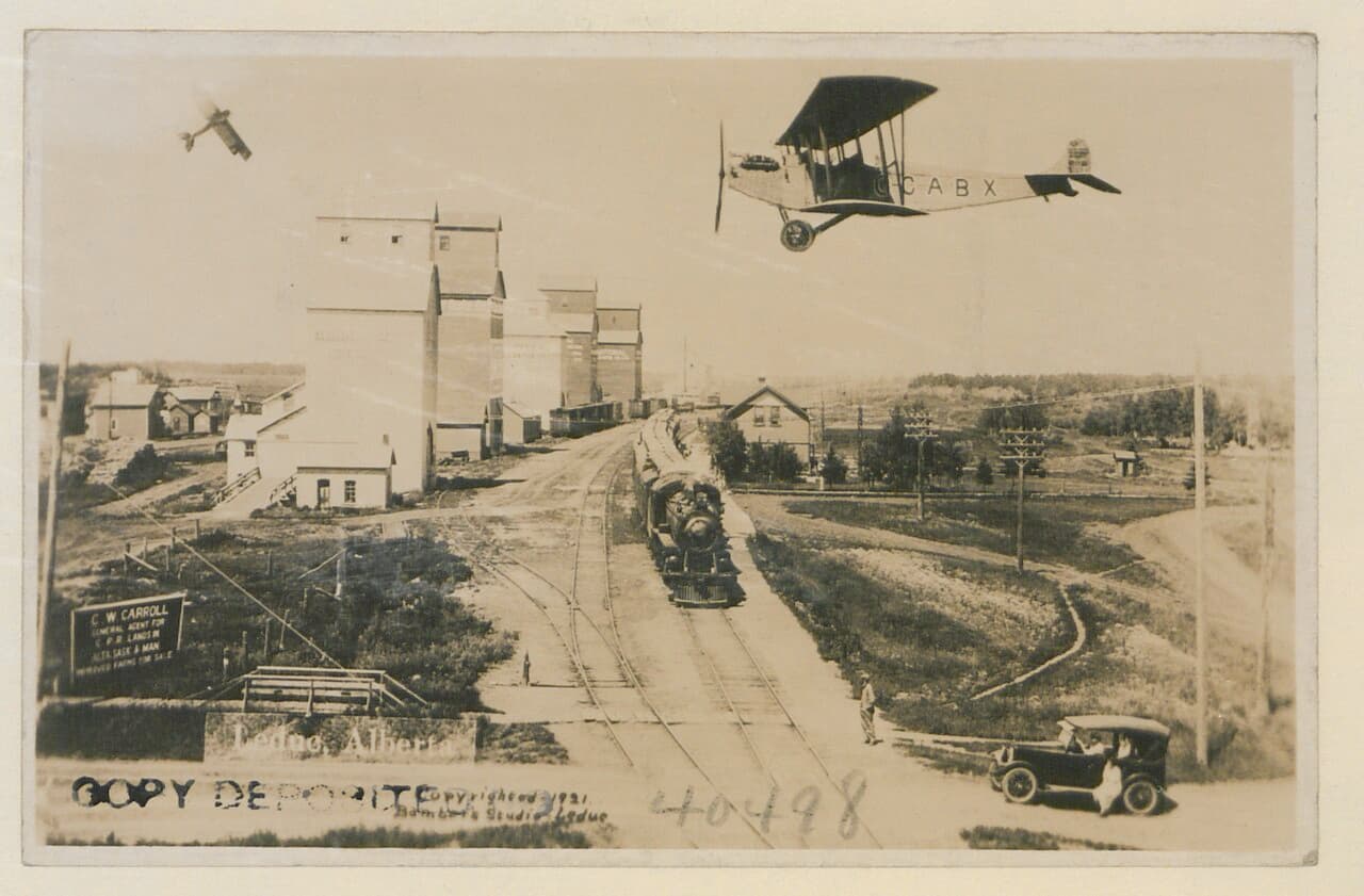 Leduc community south of Edmonton