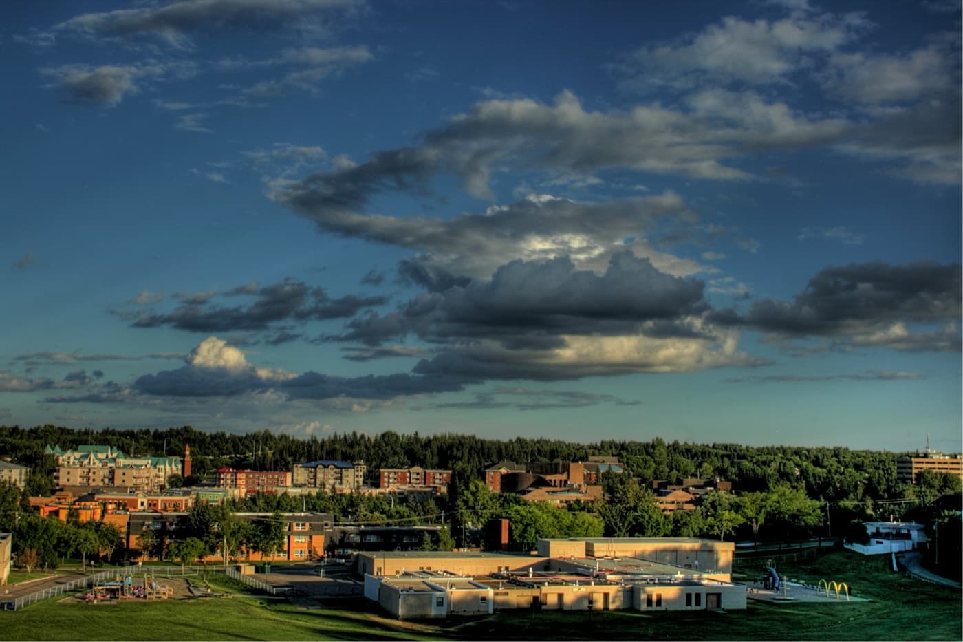 St. Albert community northwest of Edmonton
