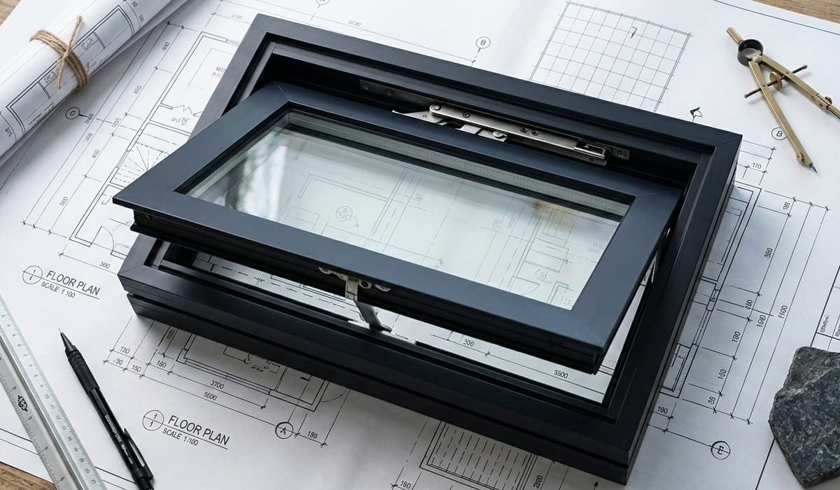 Casement and awning window installed in an Alberta home